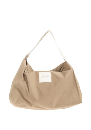 RETHINKIT STUDIOS logo-embroidered shoulder bag - Neutrals