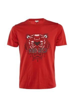 Kenzo Pre-Owned Tiger print T-shirt - Red