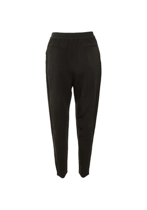 Celine Pre-Owned crepe-texture pleated trousers - Black