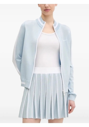 GUESS USA striped zipped cardigan - Blue