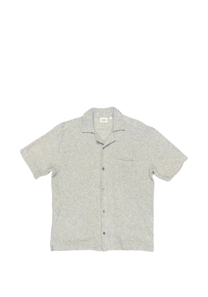 HARTFORD bouclé-knit shirt - Grey