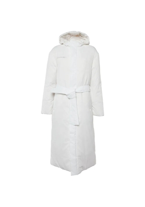 FRAME long hooded coat - White