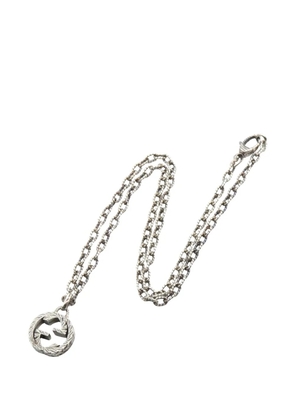 Gucci Pre-Owned 2010s Interlocking G necklace - Silver