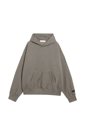 FEAR OF GOD ESSENTIALS logo-print drop-shoulder hoodie - Grey