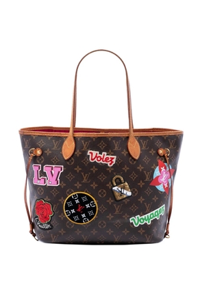 Louis Vuitton Pre-Owned 2018 Monogram Patches Neverfull MM tote bag - Brown