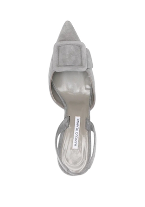 Manolo Blahnik 70mm Maysli pumps - Grey
