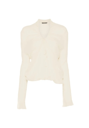 Ann Demeulemeester Eke top - White