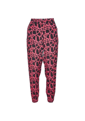 Kenzo Pre-Owned rope-print trousers - Black