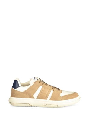 Tommy Jeans suede-panel low-top sneakers - Neutrals