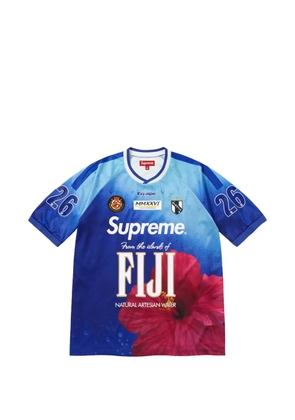 Supreme graphic-print Fiji T-shirt - Blue