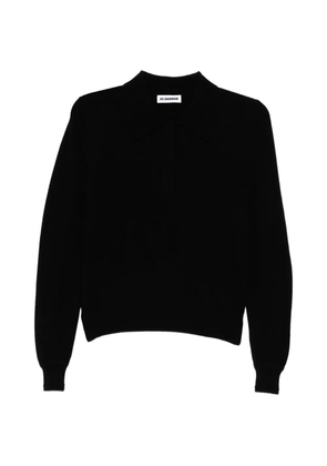 Jil Sander lightweight wool polo - Black