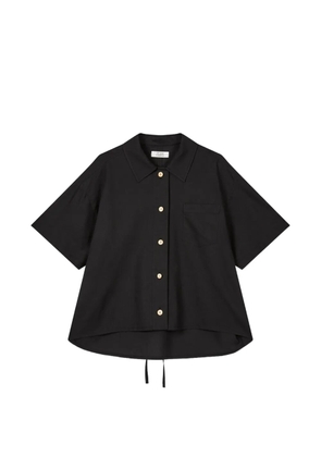 TOMBOY oversized short-sleeve shirt - Black