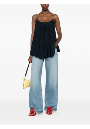 Jacquemus Le Haut Voile pleated top - Blue