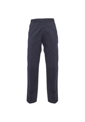 Prada Pre-Owned stripe-pattern trousers - Blue