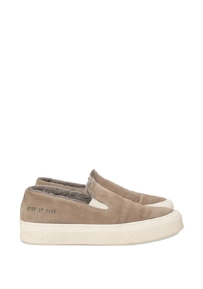 Common Projects Shearling slip-on sneakers - Neutrals