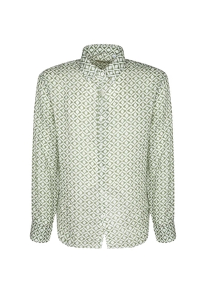 PENINSULA SWIMWEAR Salina geometric-print shirt - Green