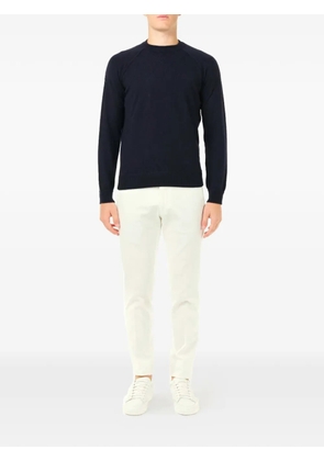 Al Duca D’Aosta 1902 raglan-sleeve ribbed-trim sweater - Blue