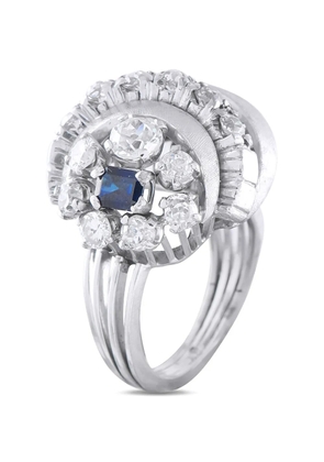 LB Exclusive sapphire and diamond ring - Silver