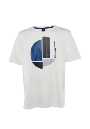 BOSS printed cotton T-shirt - White