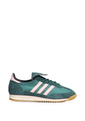 adidas Sl 72 suede-trim panelled sneakers - Green