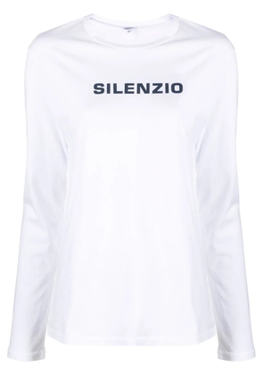 ASPESI Silenzio cotton T-shirt - White