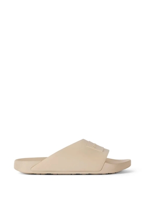 Givenchy Label logo-patch slides - Neutrals