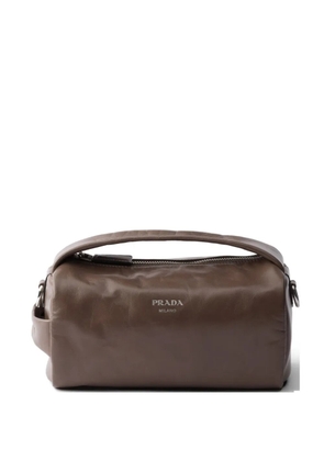 Prada leather shoulder bag - Brown