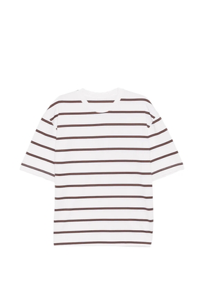 CROQUIS striped-print T-shirt - White