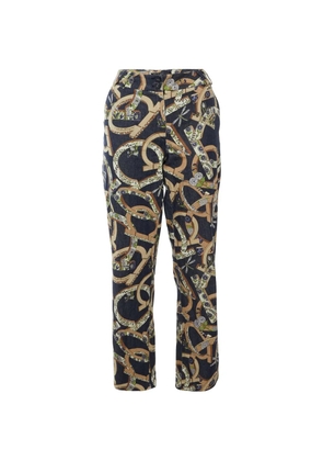 Ferragamo Pre-Owned Gancini trousers - Blue