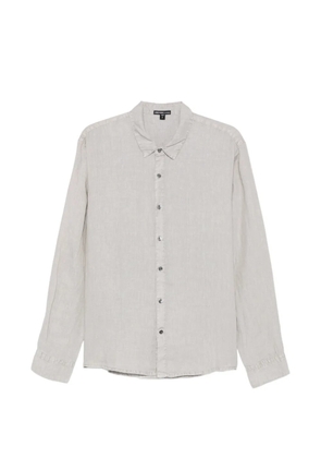 James Perse long-sleeve linen shirt - Grey