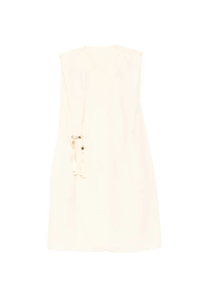 JNBY tassel-detail sleeveless dress - Neutrals