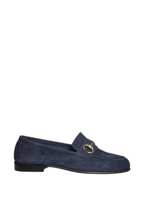 IL MOCASSINO horsebit suede loafers - Blue