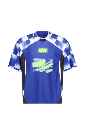 Le Pere Torn checkered jersey - Blue