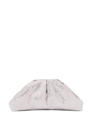 TWENTY FOURHAITCH Cambridge rhinestone-embellished clutch bag - Pink