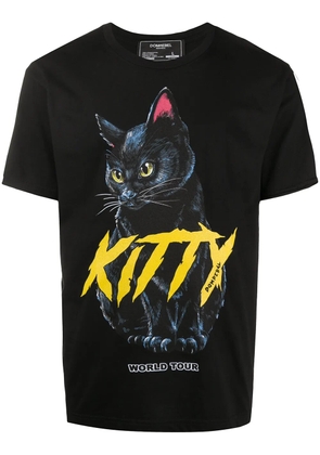 DOMREBEL Meow graphic-print T-shirt - Black