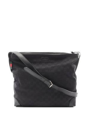 Gucci Pre-Owned 2010s GG Canvas Sherry Line shoulder bag - Black