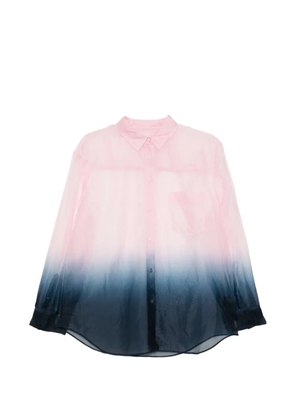 JNBY gradient silk shirt - Pink