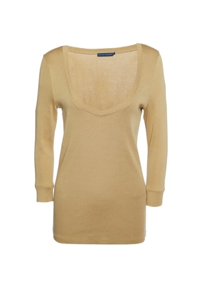 Polo Ralph Lauren Vintage V-neck knit sweater - Brown