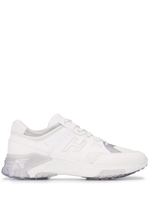 Hogan low-top lace up sneakers - White