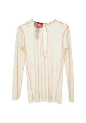 Gucci Pre-Owned Gucci sheer tulle top - Neutrals