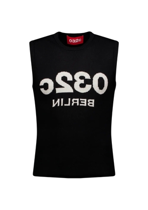 032c Hollywood to Berlin Selfie tank top - Black