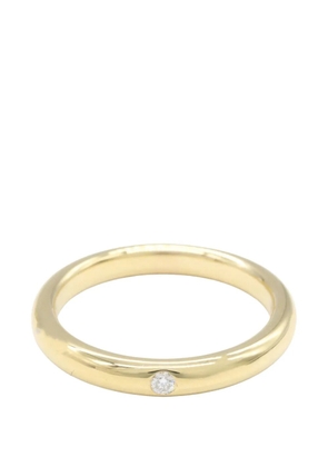 Tiffany & Co Eyewear 2010s stacking band diamond ring - Gold