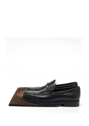 Tod's Vintage Double T slip on loafers - Black