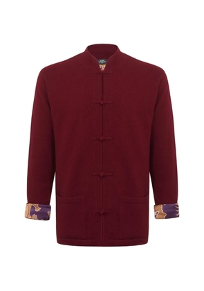 Shanghai Tang Tang dragon-print cardigan - Red