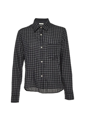 MARANT ÉTOILE check-pattern shirt - Black