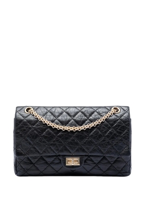 CHANEL Pre-Owned 2010-2011 Quilted Aged Calfskin Reissue 2.55 Double Flap 226 shoulder bag - Black