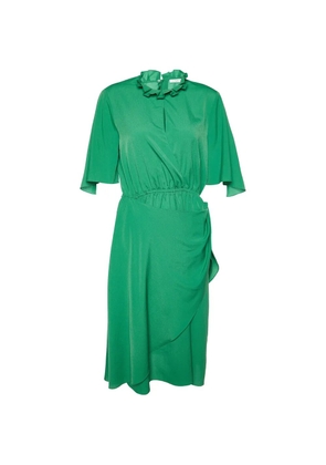 SANDRO Rebella cut-out dress - Green