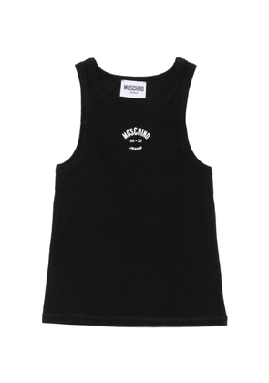 MOSCHINO JEANS ribbed-knit tank top - Black