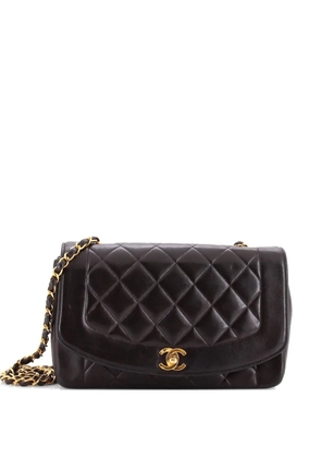 CHANEL Pre-Owned Diana Flap Bag Quilted Caviar Medium crossbody bag - Black