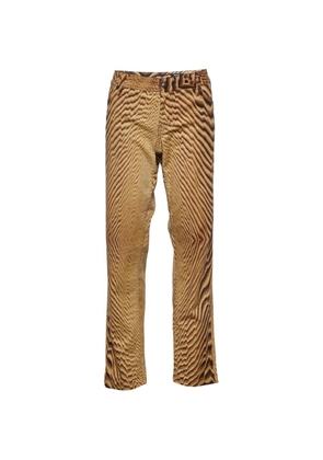 Just Cavalli Vintage animal-print straight-fit jeans - Neutrals